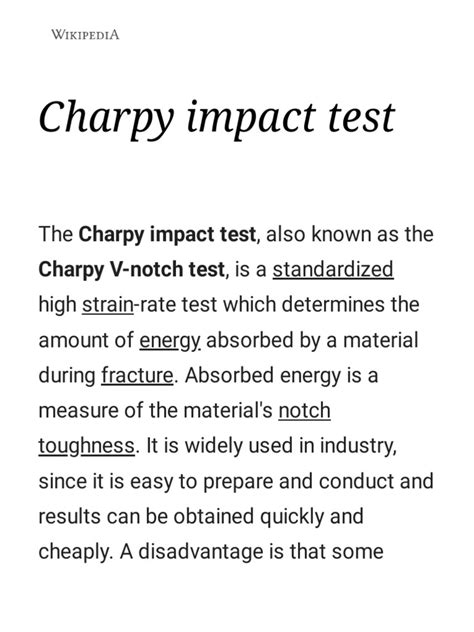 charpy impact test wiki